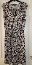 Jones New York Animal Print Stretch Jersey Dress NWT$99 Misses Size M - £19.95 GBP