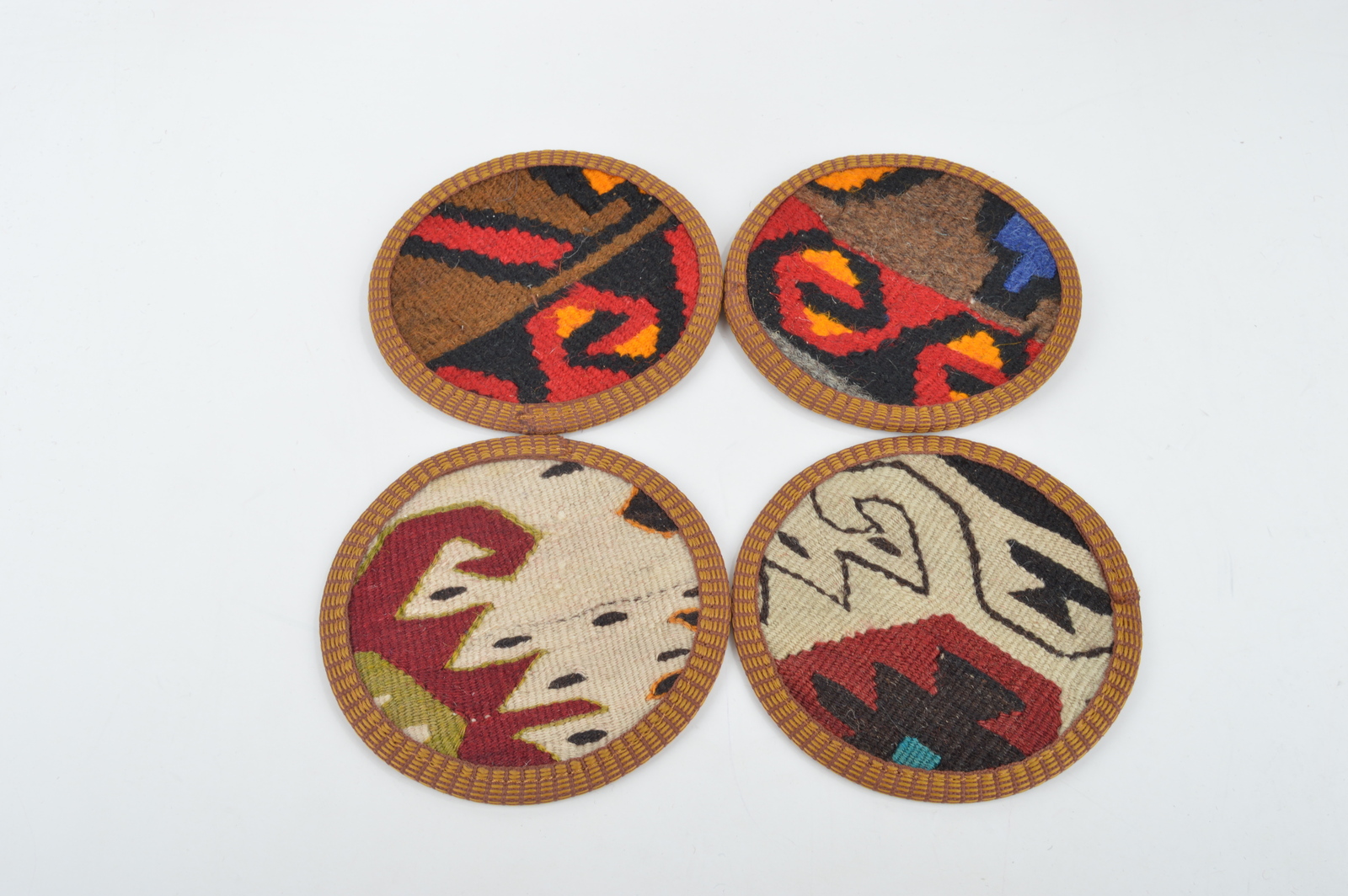 Primary image for kilim coasters,wool coasters,rug coasters,coffee table accents,coasters,vintage 