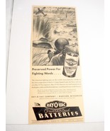 1943 Ad World War II Ray-O-Vac Company Batteries, Madison, Wisc - €7,68 EUR