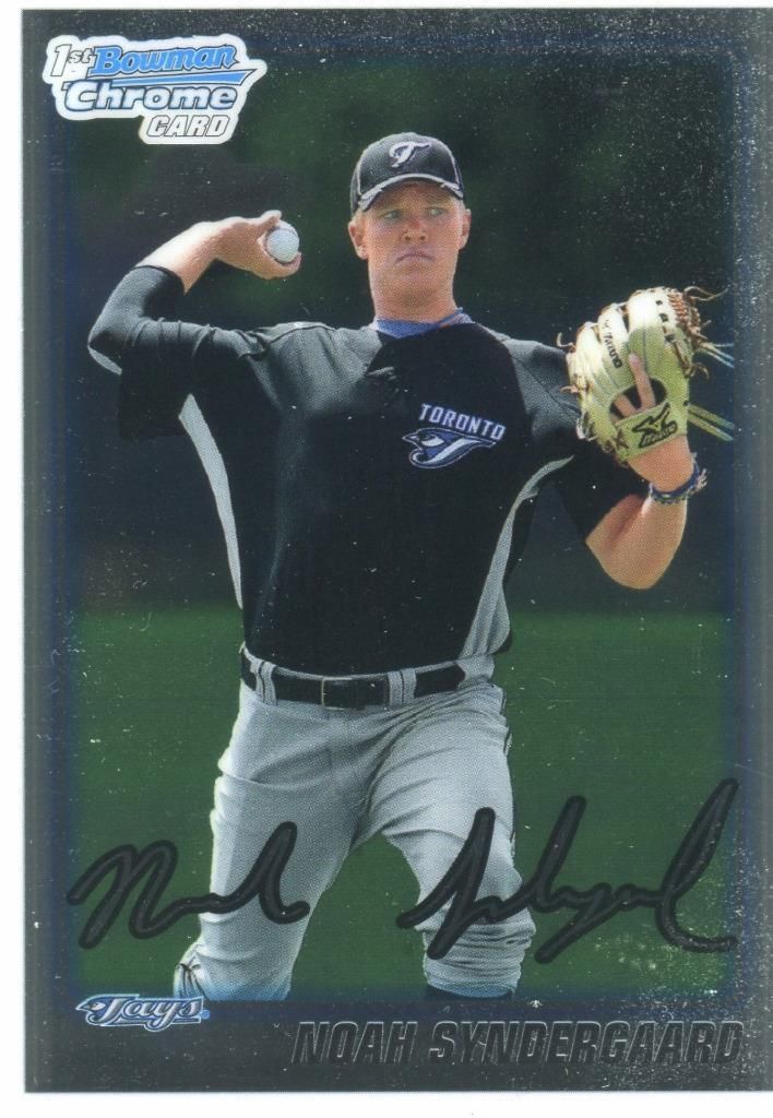 2010 Bowman Chrome NOAH SYNDERGAARD ROOKIE CARD NY Mets Hot!! - $5.99