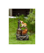 Jeco Playing Dogs Fountain with LED Light - $259.88
