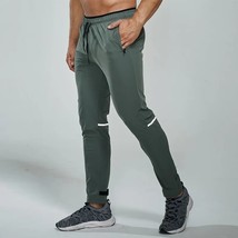 New Running Pants Men Summer Reflective Night Running Sweatpants Closing Up   Pa - £96.58 GBP