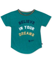 Tommy Hilfiger Little Girls Believe in Your Dreams T-Shirt - £8.97 GBP