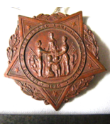 Vintage 1886 Ladies Grand Army of the Republic medallion - €42,21 EUR