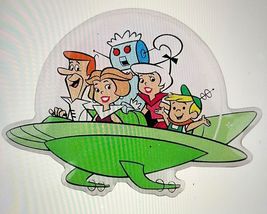 The Jetsons Family on Space Ship Enamel Lapel Pin for Backpacks and Hats - $12.86
