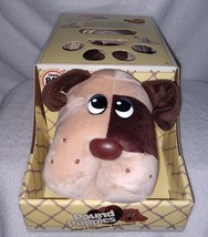 Pound Puppies Light Brown Puppy with Brown Short Ears 14.5&quot;L Plush New - £24.29 GBP