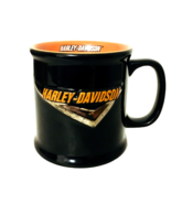 Harley Davidson Motorcycles Mug 2002 HD Logo w/Embossed Silver V 4&quot;H, 3.... - €8,59 EUR