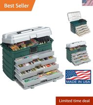 4-Drawer Tackle Box Green Metallic/Silver ,One Size - $139.97