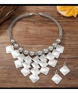 Luxury Silver tone Necklace Set - $15.00