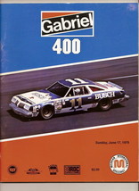 1979 Gabriel 400 Nascar Race Program Baker win - £56.67 GBP