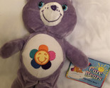 2004 Care Bears Purple Harmony Bear 7&quot; Plush Doll With Tag - $6.92