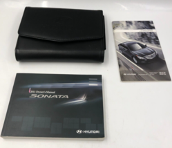 2011 Hyundai Sonata Owners Manual Handbook Set with Case OEM P04B32011 - £7.73 GBP