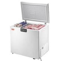 VEVOR Chest Freezer, 7 Cu.ft / 198 L Compact Deep Freezer, Free Standing Top Ope - $10,839.60 MXN