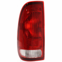 Tail Light Brake Lamp For 1997-04 Ford F150 Driver Side Halogen Chrome Red Clear - $61.23