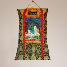 Tibetan Buddhist Milarepa Thanka Paintng 33&quot; - Nepal - £55.29 GBP