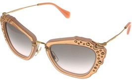 Miu Miu Sunglasses Women Matte Pink Butterfly MU04QS TV1-4K0 - £197.21 GBP