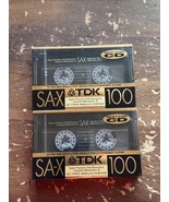 2 Pack TDK SA-X 100 IEC II TYPEII High Bias Cassette Tapes NEW SEALED - $24.99