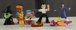 Modern Plastic Toy Lot Action Figures Diego Winnie The Pooh Weeble Playskool - $17.86