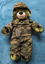 Camo Military Build A Bear Fatigues Pants Shirt Hard Helmet Dog Tags Army (#30) - £22.45 GBP