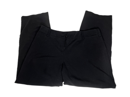 Womens Black Dress Pants Slacks Sz 14 Polyester Focus 2000 - £10.10 GBP