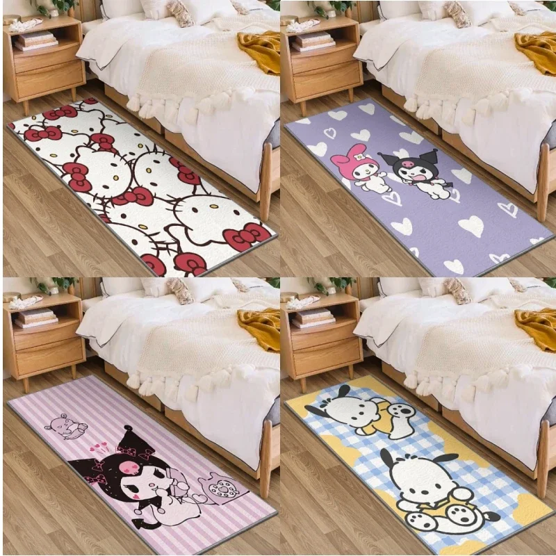 New Sanrio Anime Hello Kitty Rug Kawaii Anime Bedroom Bathromm Carpet Children - £12.43 GBP+