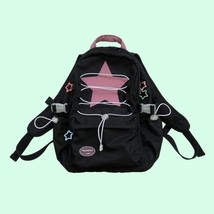 2023 Fashion New Pink Star Backpacks Teenagers Girls College Students School Bag - £81.43 GBP