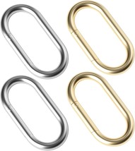 4Pcs Gold KeyChain Clip &amp; Spring O Ring - Purse &amp; Carabiner Clip for Key... - $17.19