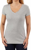 Kirkland Signature Women&#39;s V-Neck Short Sleeve Cotton T-Shirt Size: XS, ... - $19.99