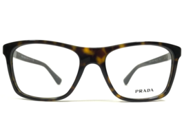 PRADA Eyeglasses Frames VPR 05S 2AU-1O1 Tortoise Square Full Rim 53-17-140 - £96.86 GBP