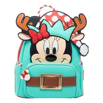 Loungefly Disney Light Up Minnie Mouse Reindeer Cosplay Mini Backpack - £127.88 GBP