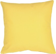 Sunbrella Buttercup Yellow 20x20 Outdoor Pillow, with Polyfill Insert - £44.19 GBP