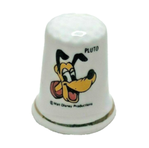 Walt Disney Productions Pluto Fine Bone China Collectors Thimble - £6.79 GBP