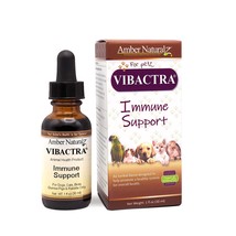 Amber NaturalZ Vibactra Immune Support Herbal Supplement for Dogs, Cats,... - £25.47 GBP+