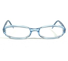 Emporio Armani 652 429 Eyeglasses Frames Clear Blue Rectangular Oval 52-18-135 - $74.59