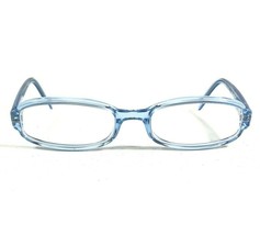 Emporio Armani 652 429 Eyeglasses Frames Clear Blue Rectangular Oval 52-... - £58.59 GBP