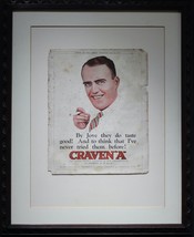 Antique Tobaconalia poster in a glazed frame. - $60.31