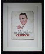 Antique Tobaconalia poster in a glazed frame. - $60.31