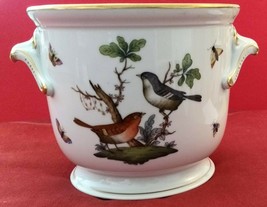 Exquisite Vintage Herend Rothschild Birds Porcelain Cachepot in MINT CONDITION! - £1,004.06 GBP