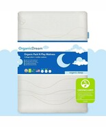 Organic Dream Pack and Play Mattress I [Dual-Sided] I Firm Infant Side +... - $71.99