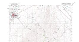 Winnemucca Quadrangle Nevada 1958 Topo Map USGS 1:62500 Topographic - £17.23 GBP