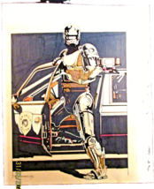 ROBO COP :ORIGINAL ILLUSTRATION (UN PUBLISHED COVER ROBO COP ISSUE # 1 )... - $791.99