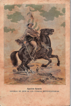 1904 Aparicio Saravia Revolution Uruguay postcard military horse flag pa... - £25.88 GBP