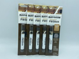 5 Packs Rust-Oleum Wood Repair Fill Stick Scratches Quick &amp; Easy Brown 3... - £12.54 GBP