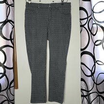 Rafaella size 10, printed stretch pull on style trousers - $15.68