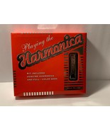 Playing the Harmonica Kit Includes Genuine Harmonica &amp; Full Color Bk Dav... - £9.98 GBP