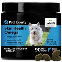 Pet Honesty Skin Health Omega Soft Chews for Dogs, Count of 90 - $26.09