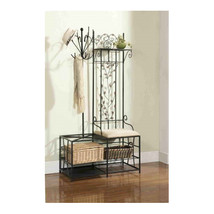 Coat Bench with Umbrella Rack - $347.29 CAD