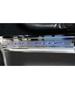 1978-1982 C3 CORVETTE DOOR SILLS W/CORVETTE VINYL INLAY LETTERING 2PC | ... - $197.95