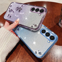 For Samsung Galaxy S23 Ultra S23+ S22 S21 Glitter hard back hard Silicon Cover - $45.04