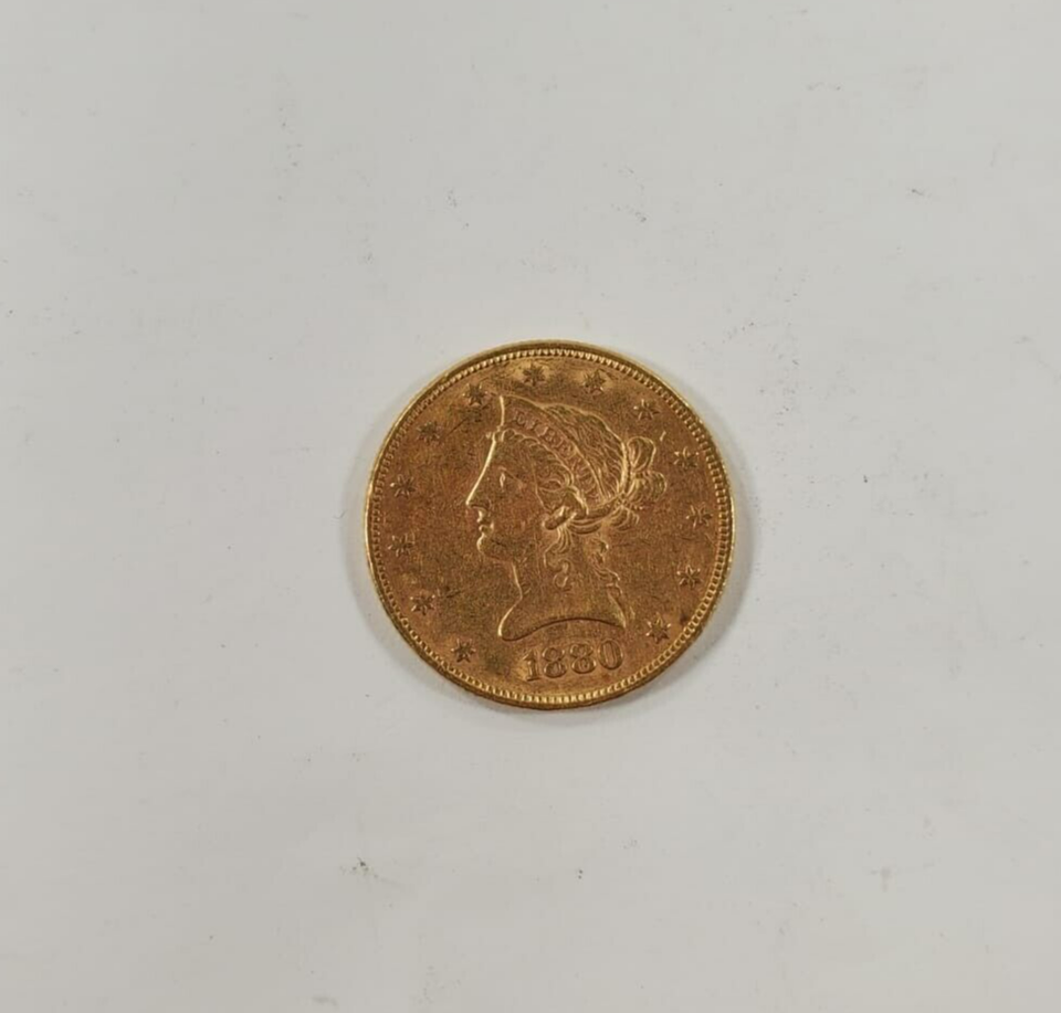 1880 Gold Liberty Eagle In Superb Condition Early US Gold-
show original... - $2,092.40